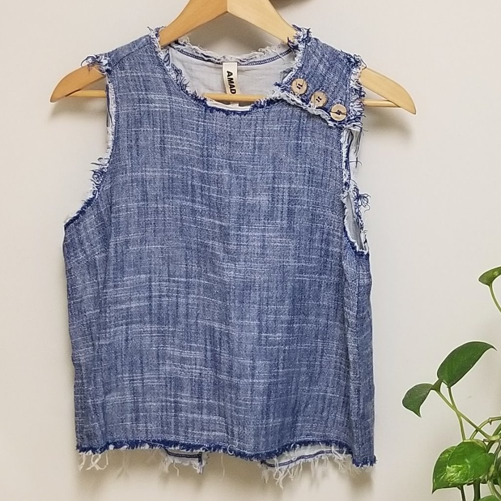 Anthropologie AMADI, Women's Short Blouse Size S - Picture 2 of 5